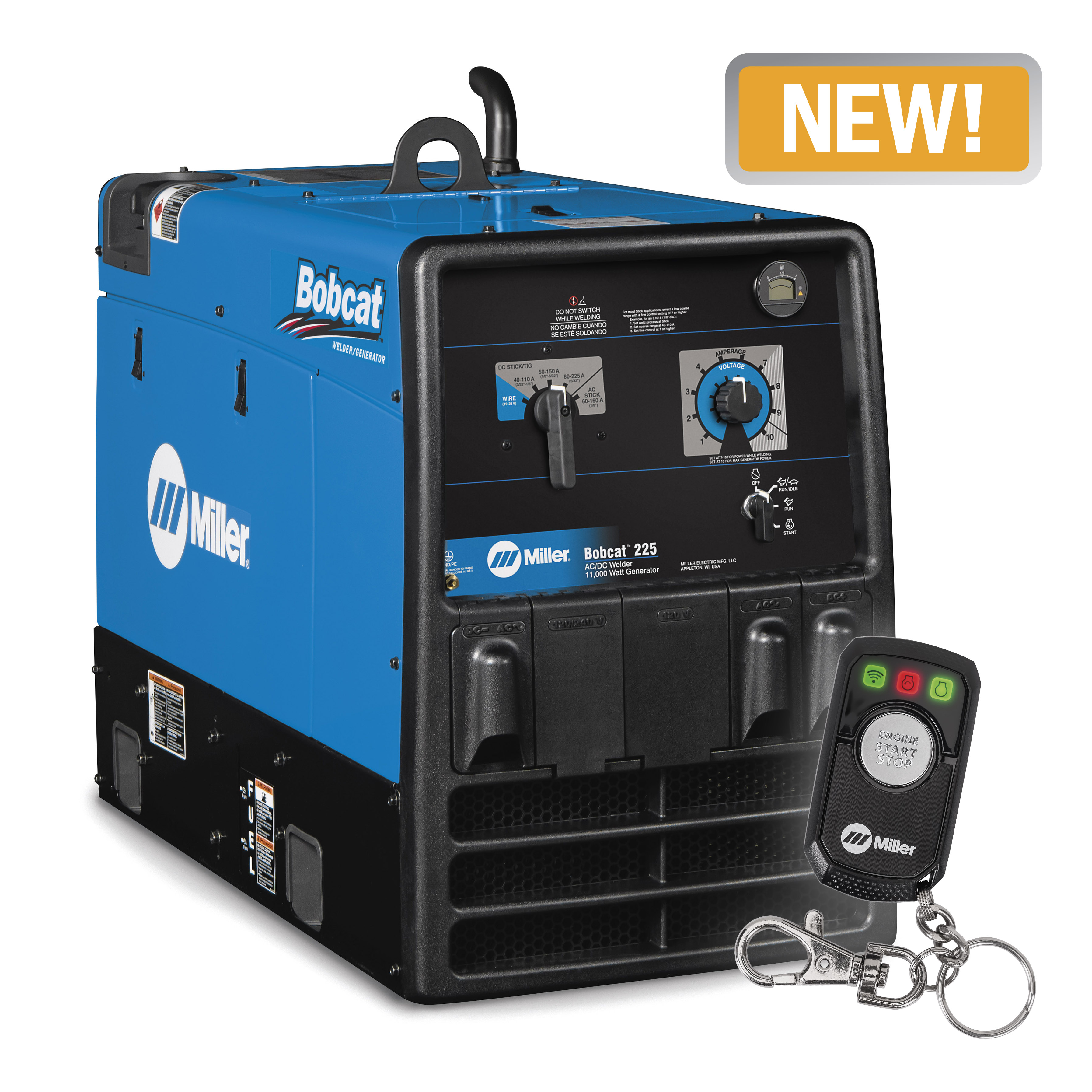 Bobcat™ 225 with Remote Start/Stop, GFCI